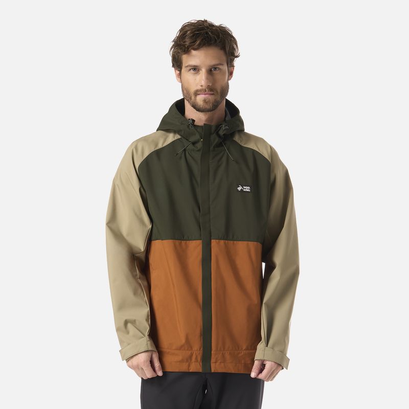 HAKA HONU - Chaqueta Hombre Terral Verde Militar Haka Honu
