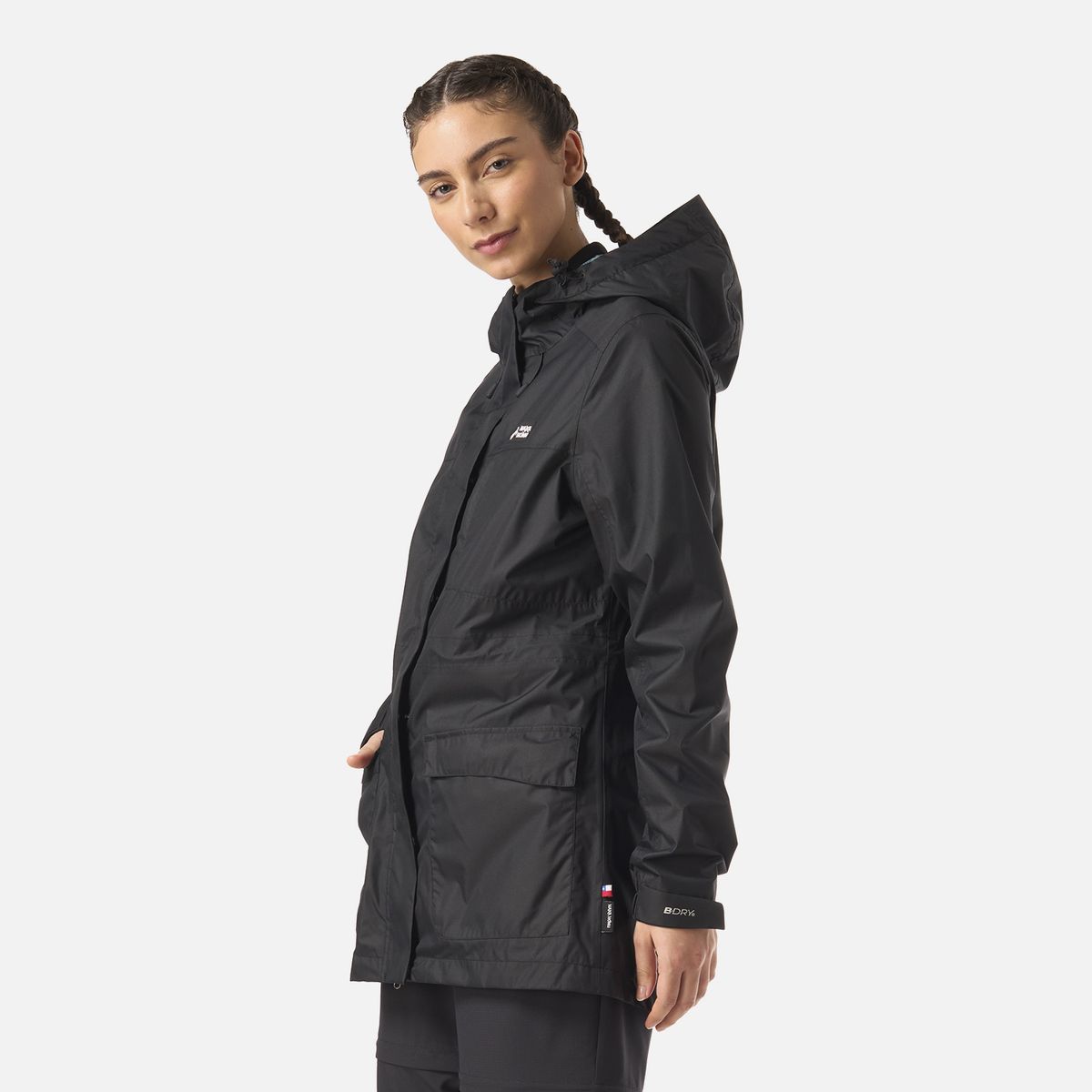 HAKA HONU - Chaqueta Mujer Kauai Negro Haka Honu