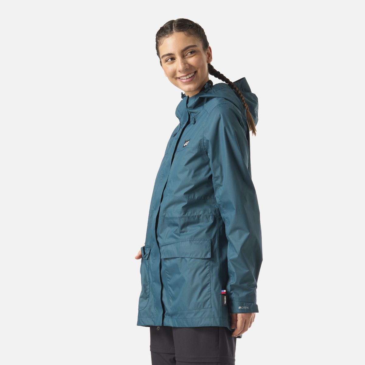 HAKA HONU - Chaqueta Mujer Kauai Petroleo Oscuro Haka Honu