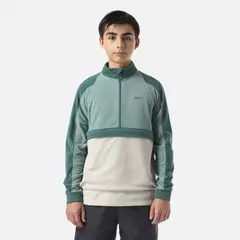 LIPPI - Polar Teen Boy Fireplace 1/4 Zip Sweatshirt Turquesa