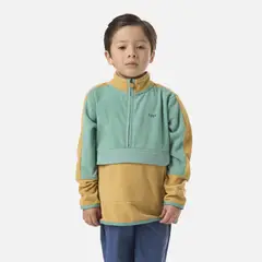 LIPPI - Polar Niño Fireplace 1/4 Zip Sweatshirt Camel