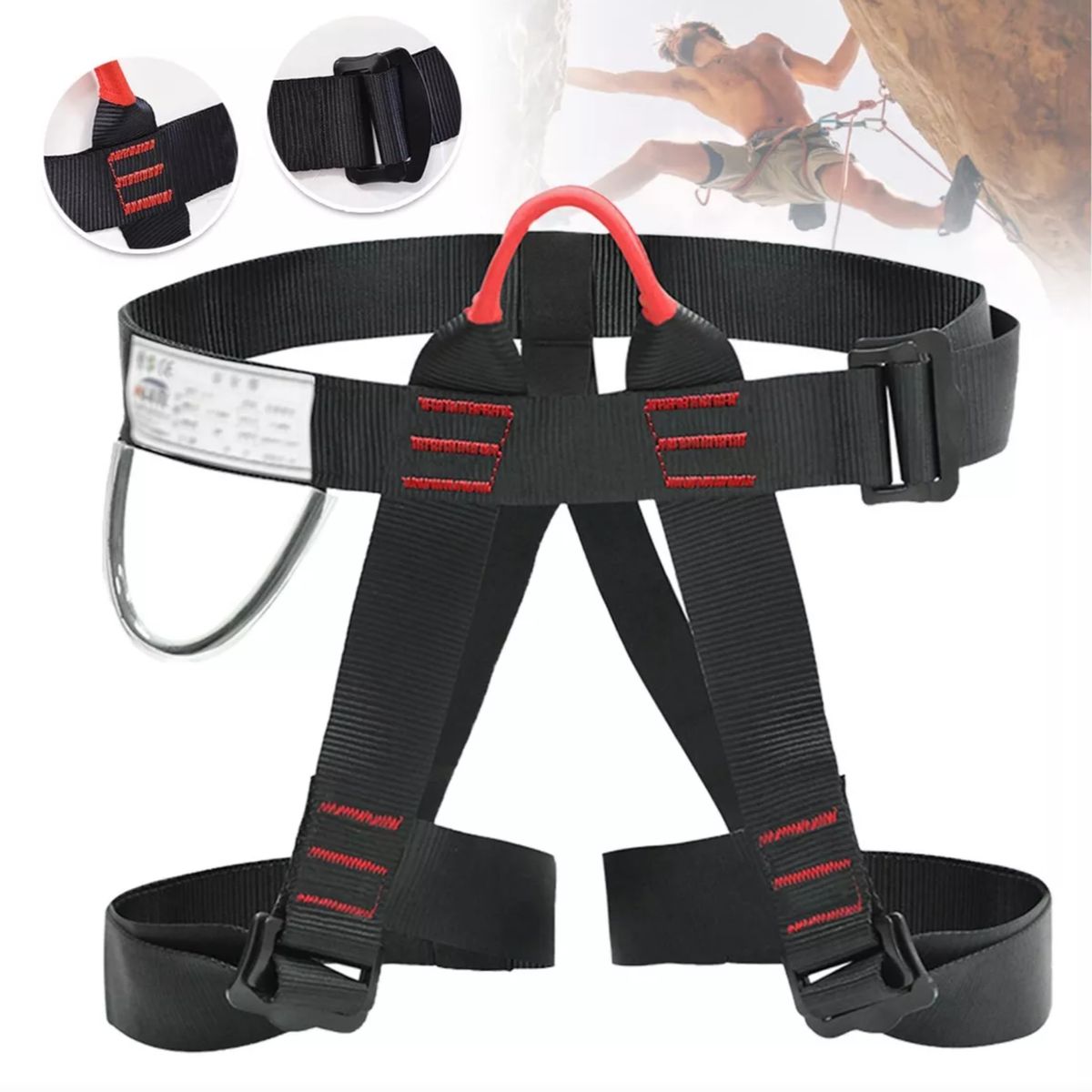 KINDA NICE - Arnés De Seguridad Reforzado De Cuerpo Completo P Tirolesa