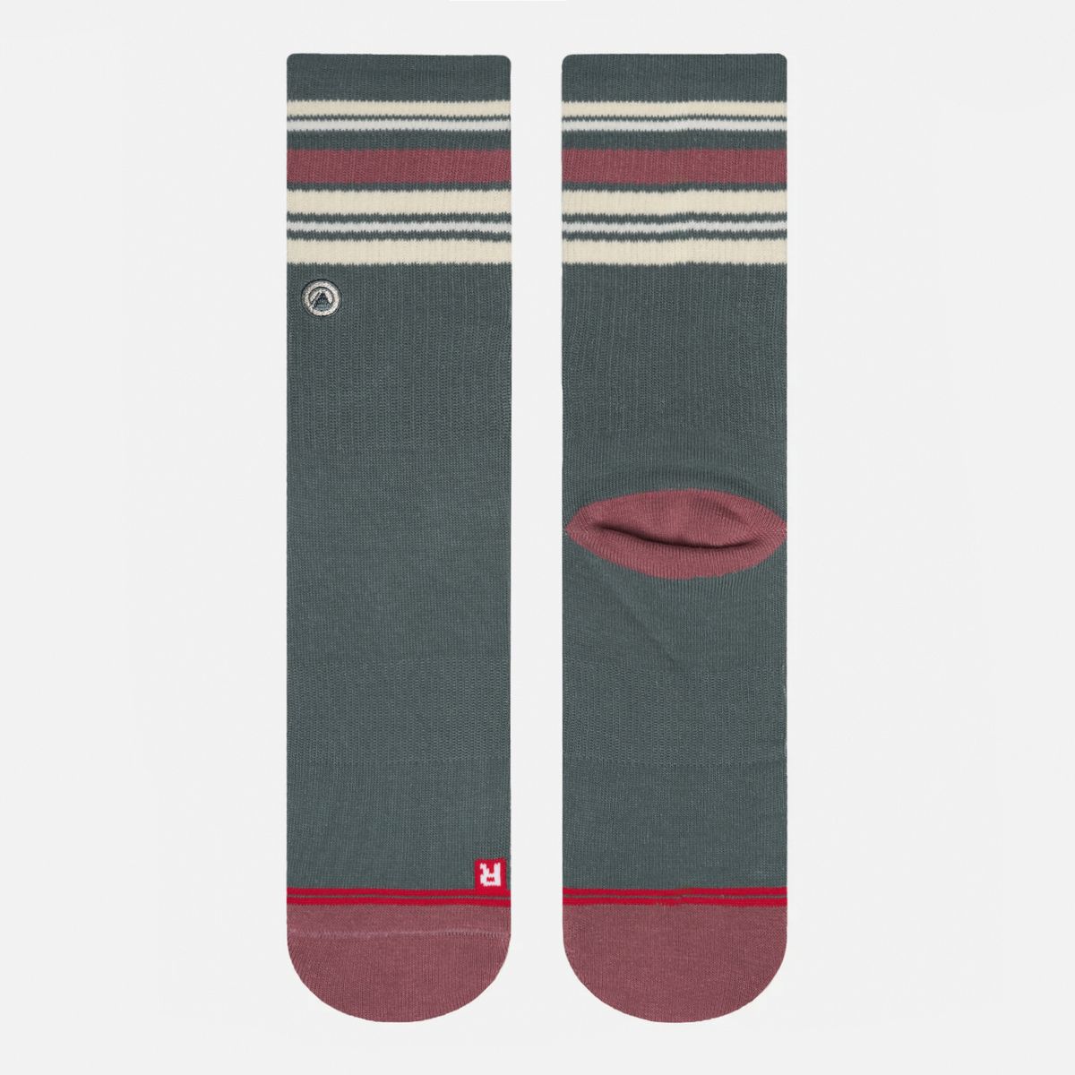 LIPPI - Calcetines Mujer Duo Travel Walk Classic Vino Petroleo Oscuro Lippi