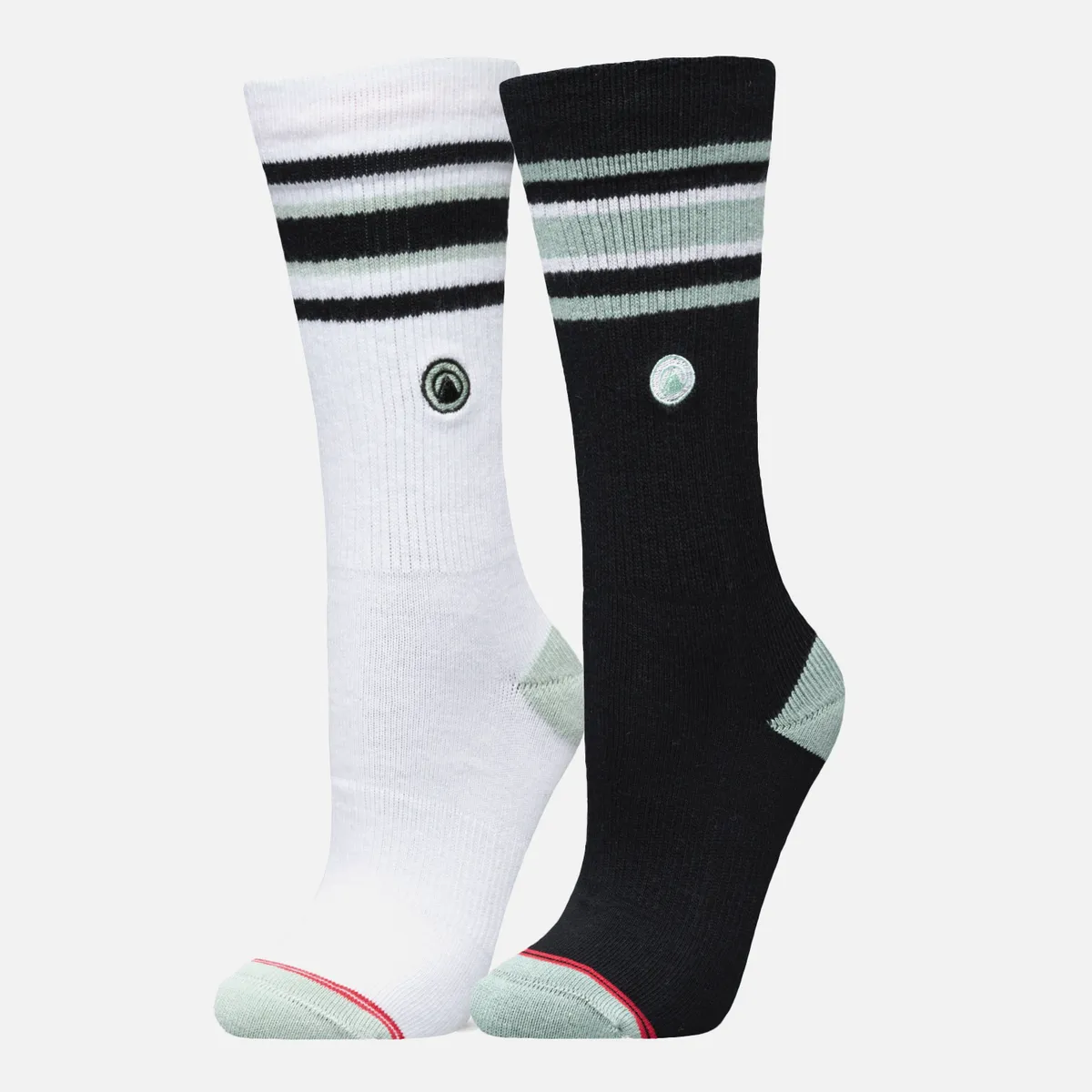 LIPPI - Calcetines Mujer Duo Travel Walk Classic Blanco Grafito Lippi