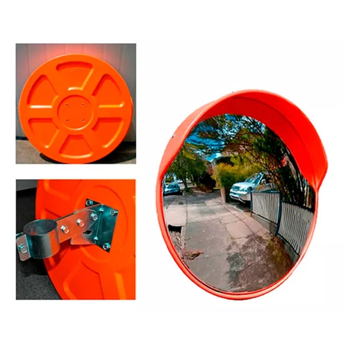 KINDA NICE - Espejo Convexo Gran Angular Con Dirección En Carretera 45 Cm