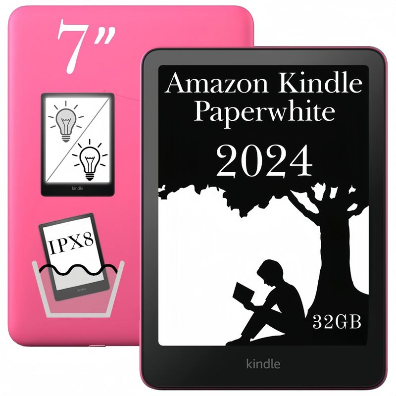 KINDLE - Kindle Paperwhite 12th Signature  7" - 32 GB - Coral