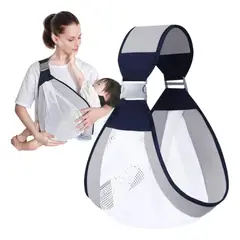 GENERICO - Canguro Ergonómico Fular Porta Bebé Ligero Ajustable