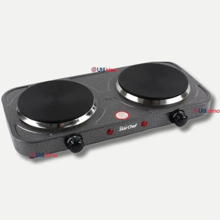 LINE Cocina Eléctrica 2 Platos 2000W de Potencia Cocinilla Portátil