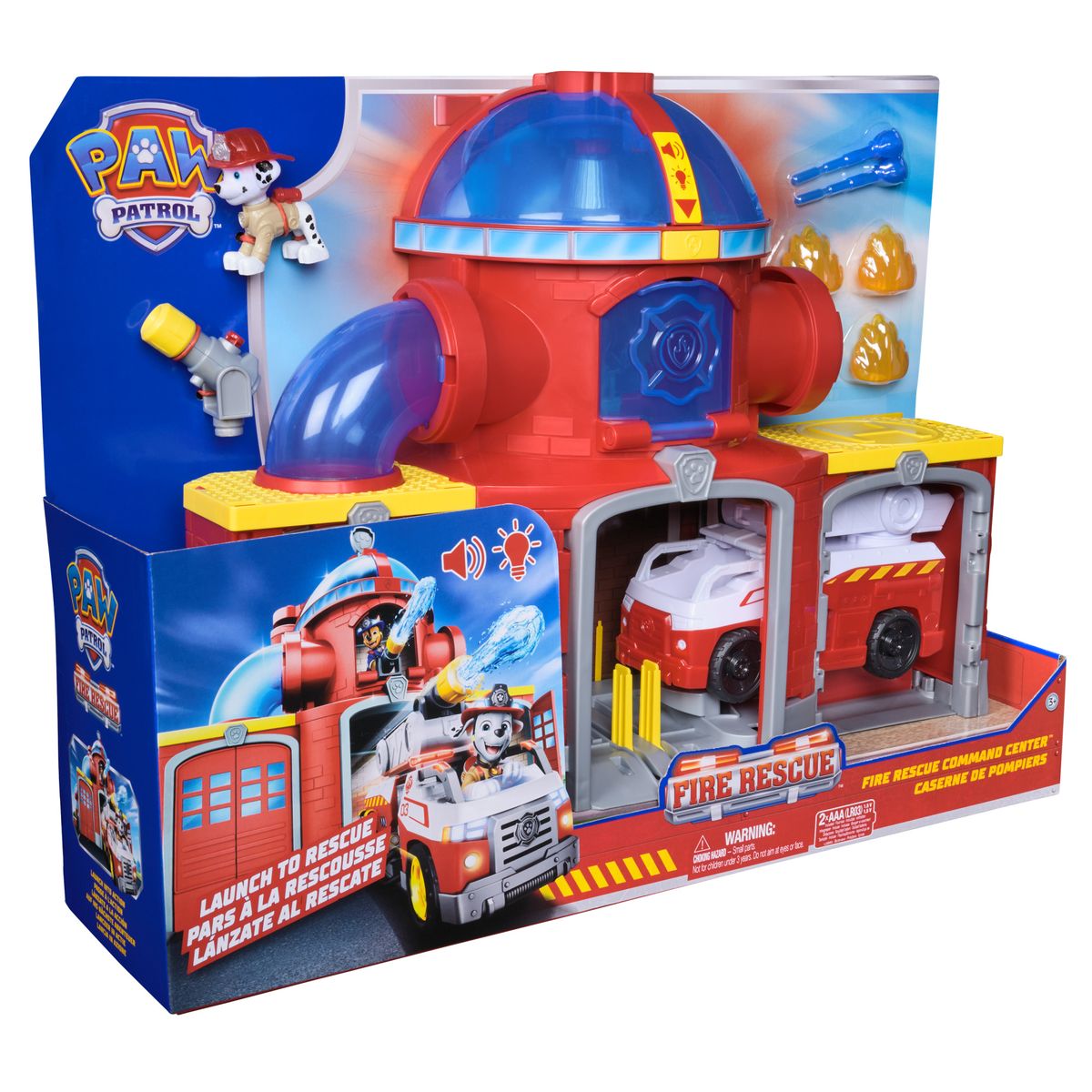 PAW PATROL - Estación De Bomberos 38 Cm Con Luz Y Sonido Paw Patrol