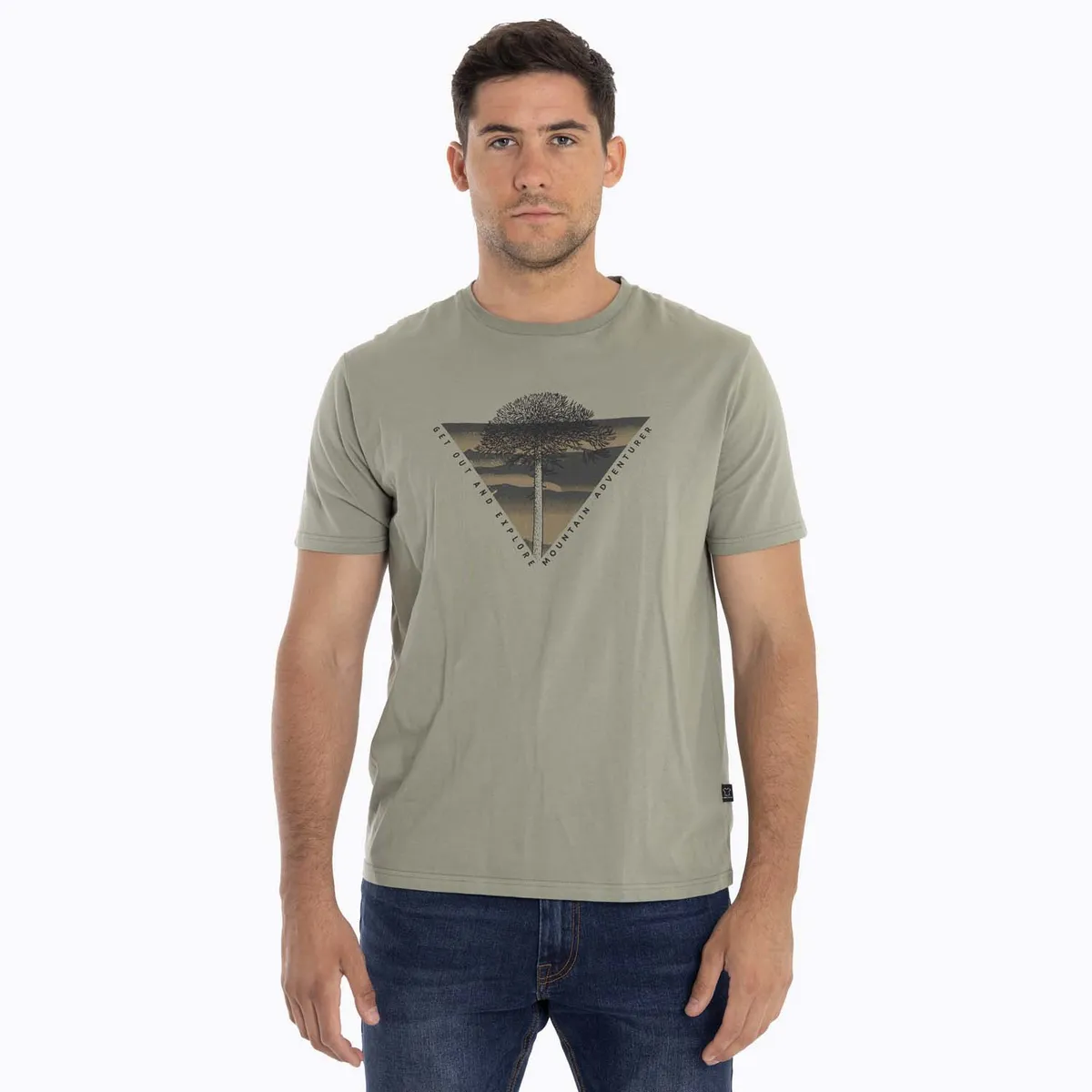 MERRELL - Polera Hombre Suwannee Verde MERRELL