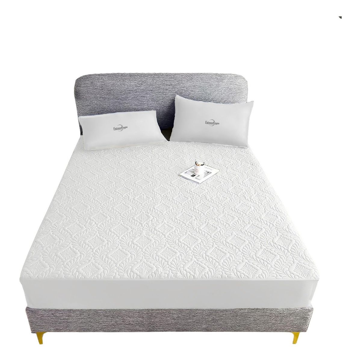 GENERICO - Cubre Colchón Impermeable 2 Plazas Hipoalergénico