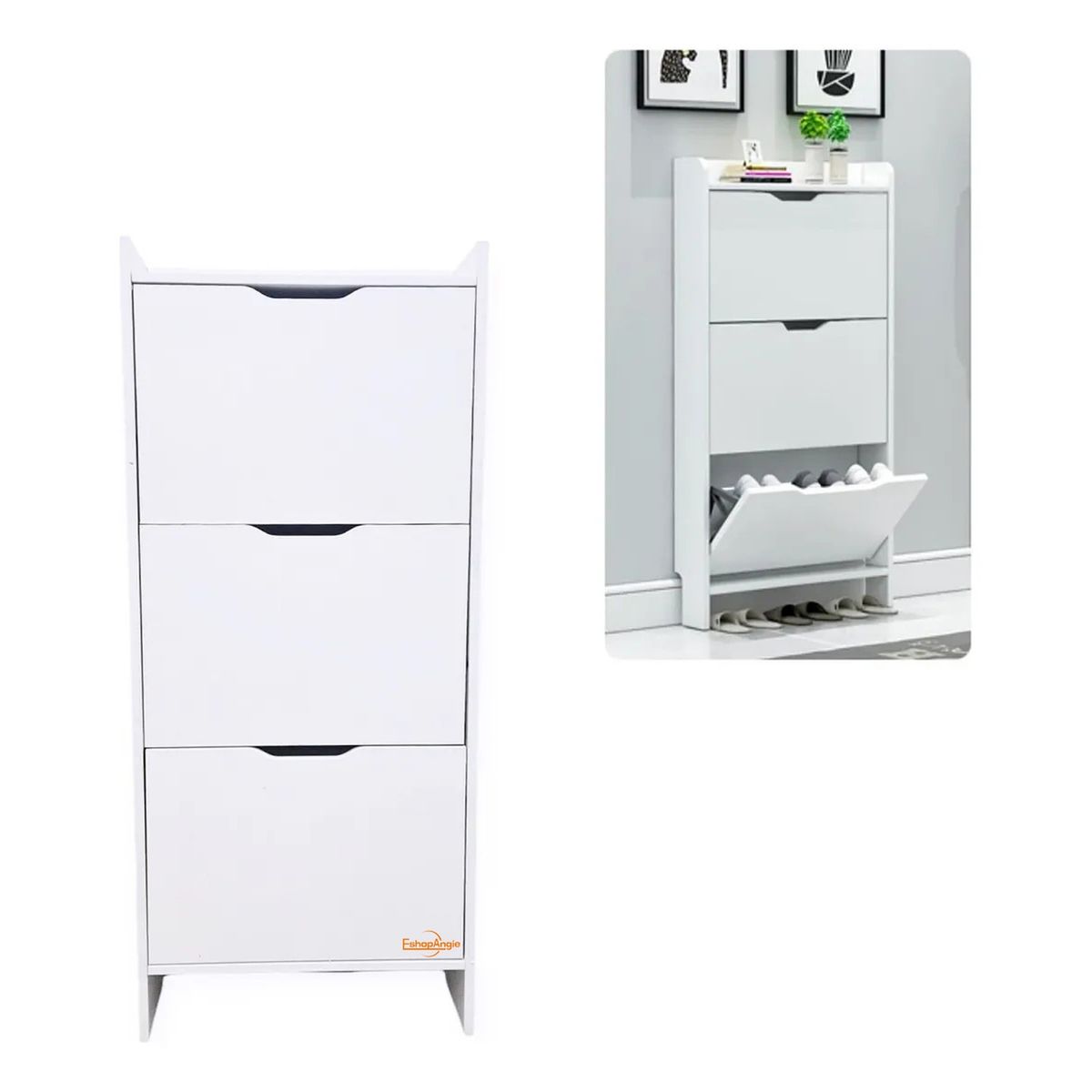 GENERICO - Zapatero Organizador 3 Niveles Diseño Compacto Elegante