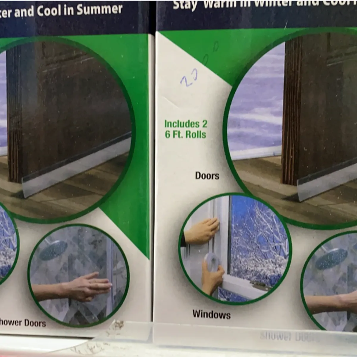 GENERICO - Set de Burletes Adhesivos Aislantes para Puertas y Ventanas