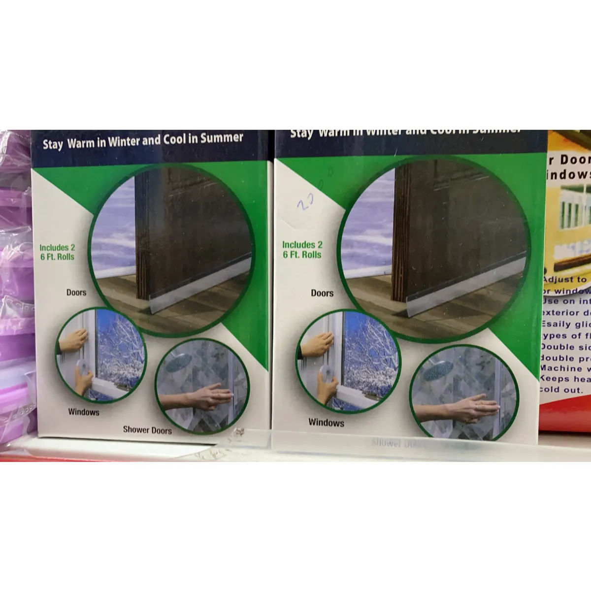 GENERICO - Set de Burletes Adhesivos Aislantes para Puertas y Ventanas