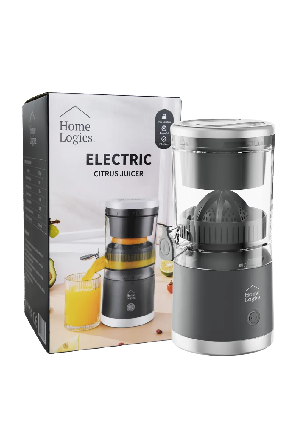 Exprimidor De Jugo Extractor Recargable Portátil Home Logics