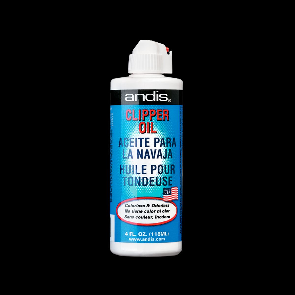 ANDIS - Aceite Lubricante para Máquinas y Cuchillas 4oz Andis