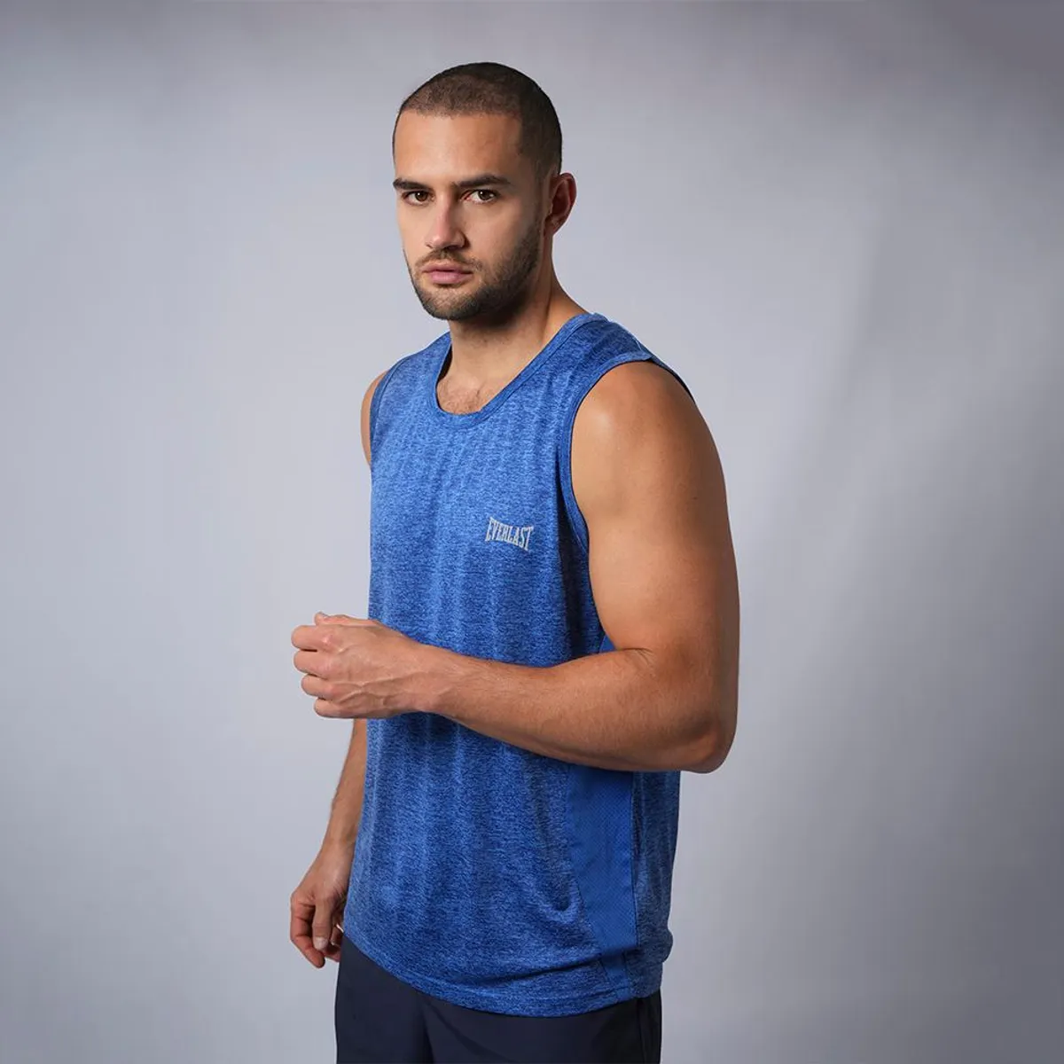 EVERLAST - Polera Heroe-Negro-L