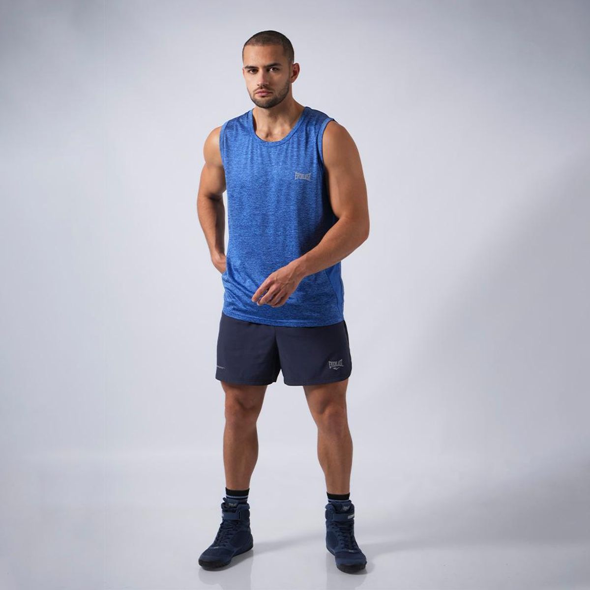 EVERLAST - Polera Heroe-Negro-L