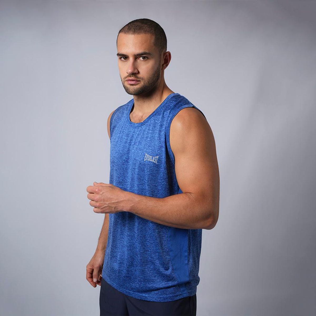 EVERLAST - Polera Heroe-Negro-L