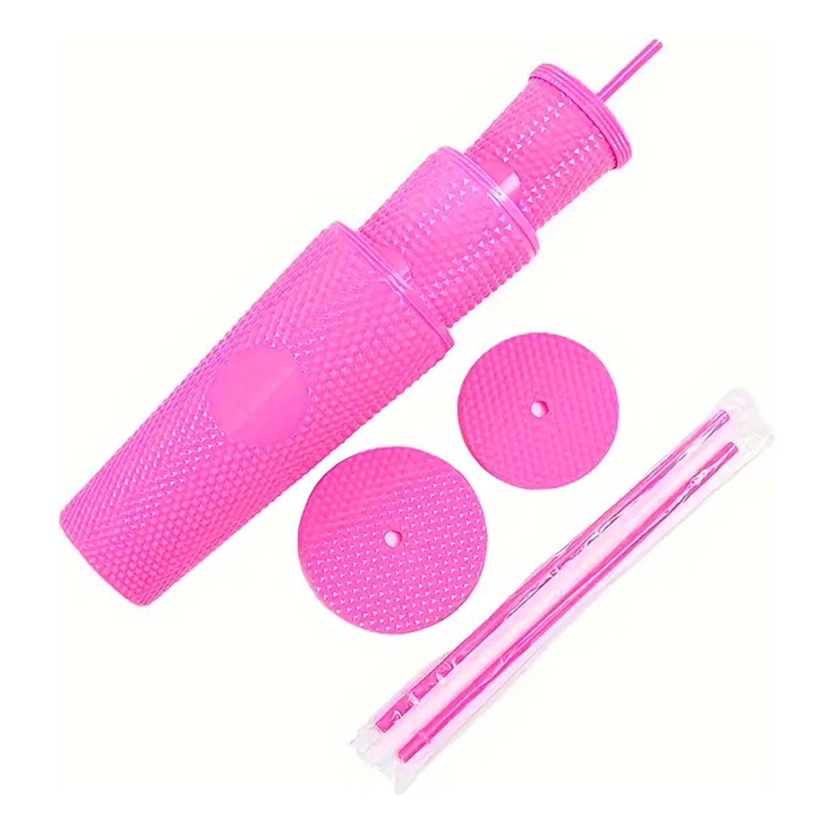 GENERICO - Pack 3 Vasos Tumbler Tipo Starbucks Doble Pared BPA Libre