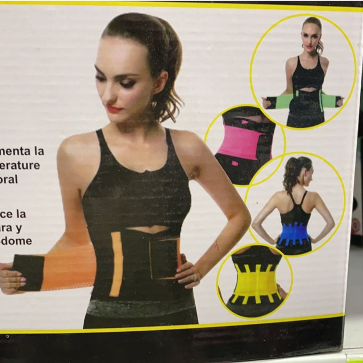 GENERICO - Faja Deportiva Reductora De Cintura Y Abdomen Unisex