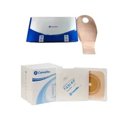 CONVATEC - Pack X 10 Bolsas + 10 Placas Ostomia Natura 57mm