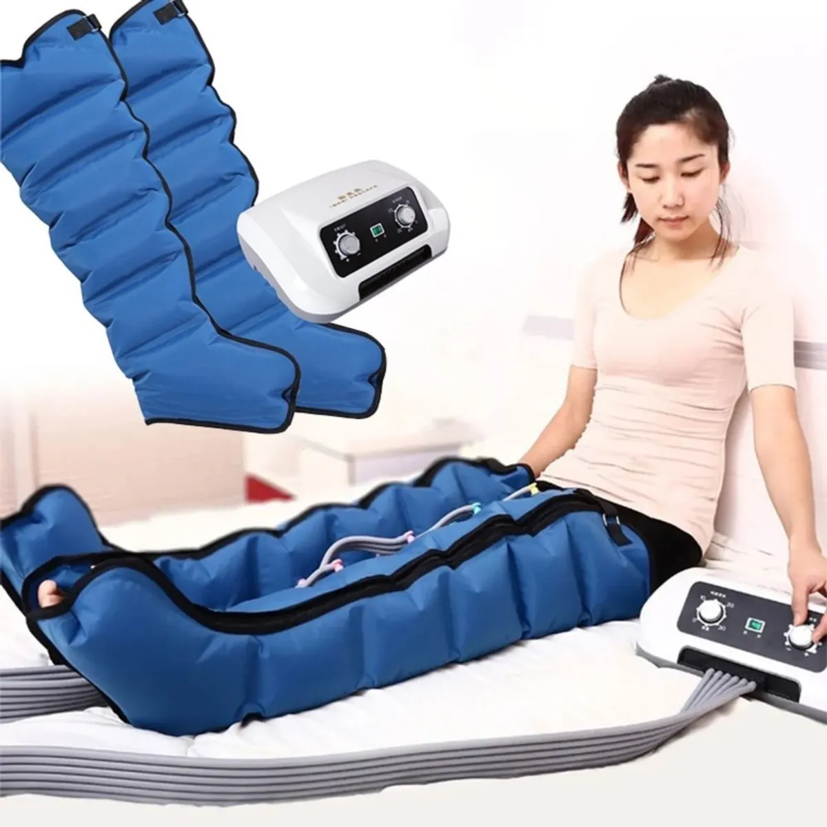 MUNDO MAGIA - Masaje Piernas Electrico Masajeador Piernas Presoterapia