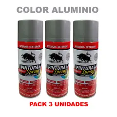 OEM - Pintura en spray Pack 3 Unidades Color Gris