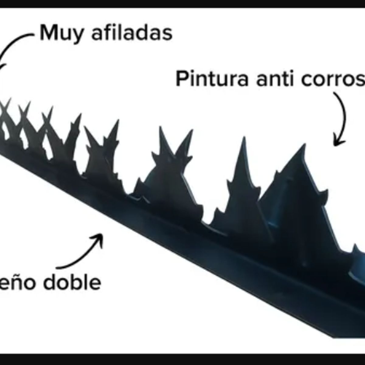 GENERICO - PUNTAS PARA REJA DOBLE TIRA 1 MT