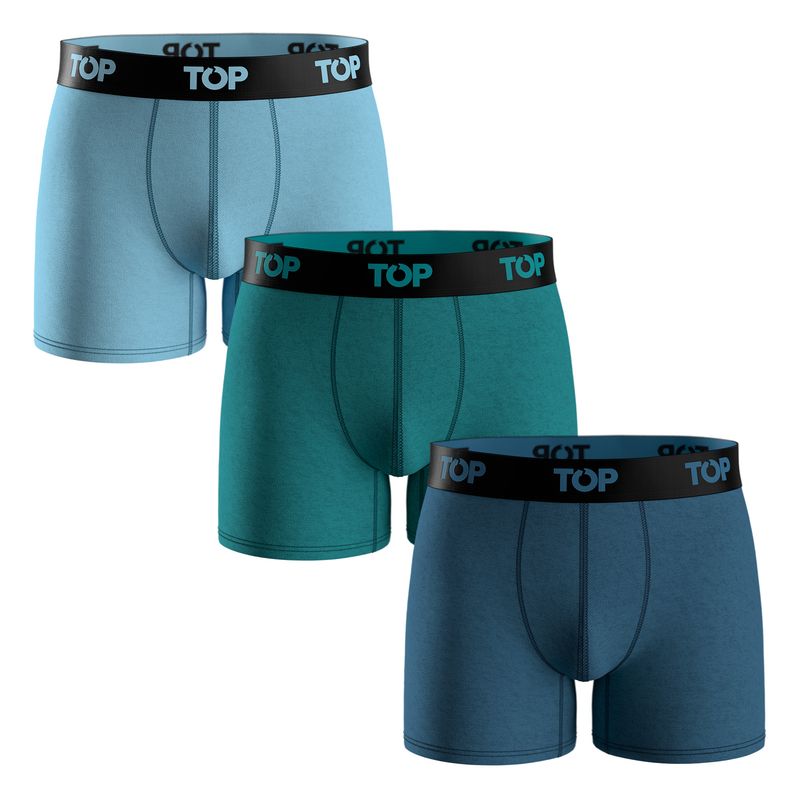 TOP - Bóxer Medio Algodón Pack 3 C27 Top