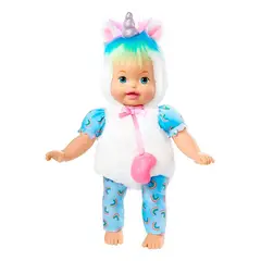 LITTLE MOMMY - Bebita Tierna Como Yo Disfraz Unicornio Mattel