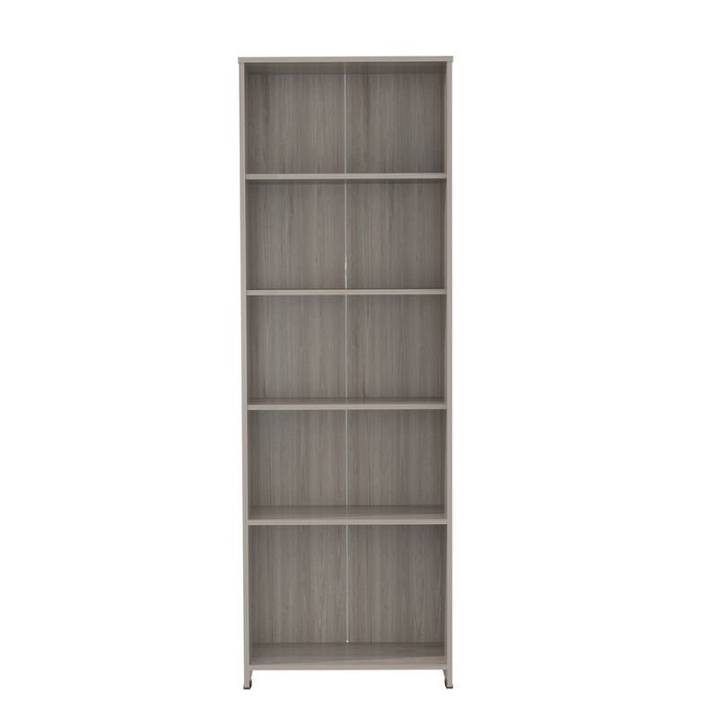 INVAL - Estante Biblioteca 182cmx60cmx25 cm Ceniza