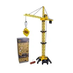 MESAJUEGO - Mega Grua Eléctrica De Juguete Alámbrico 128cm