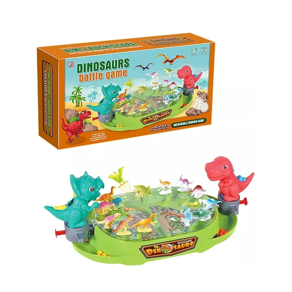 MESAJUEGO - Juegos Didactico Para 2 Perosnas Mesa Dinosaurios