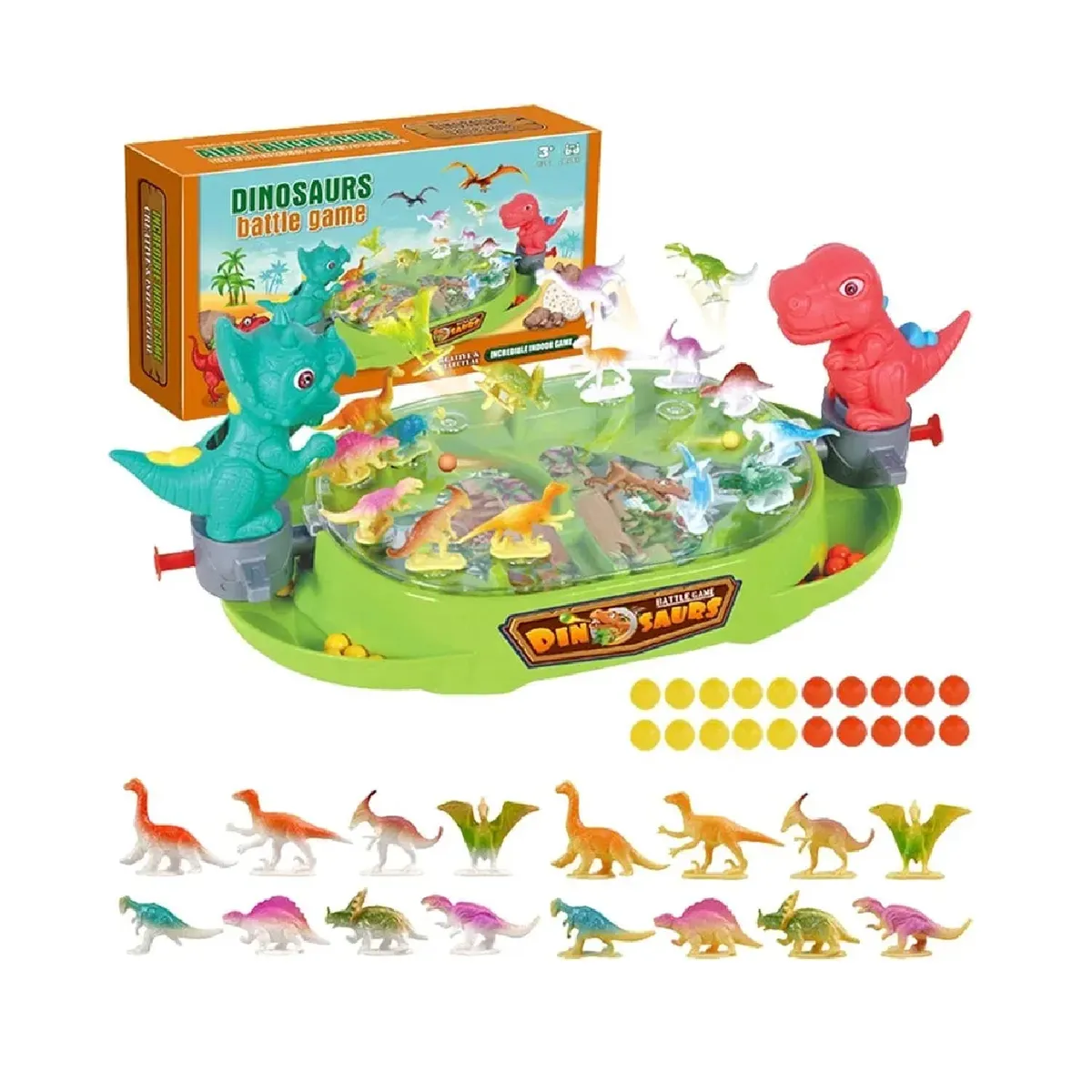 MESAJUEGO - Juegos Didactico Para 2 Perosnas Mesa Dinosaurios