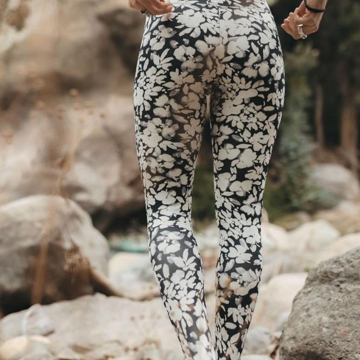 MALI - Legging Extra Long Eco Flore Alba