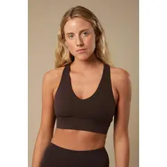 MALISHOP - Peto Racerback Bra Black Coffee
