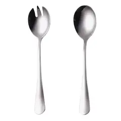 KRONS - Set Cubiertos para Ensaldas Cuchara Tenedor