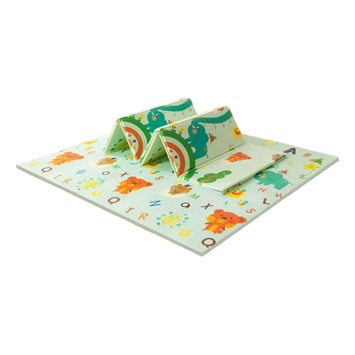 GENERICO - Alfombra Goma Eva Plegable Para Bebé / Con Bolso 180x200  Niña