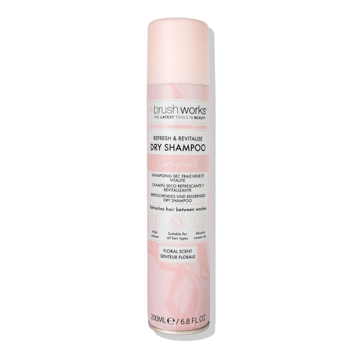 BRUSHWORKS - Shampoo Seco Floral Refrescante y Revitalizante Brushworks