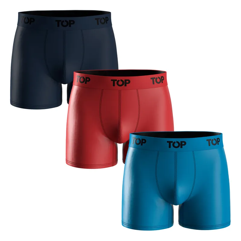 TOP - Bóxer Medio Microfibra Pack 3 C13 Top