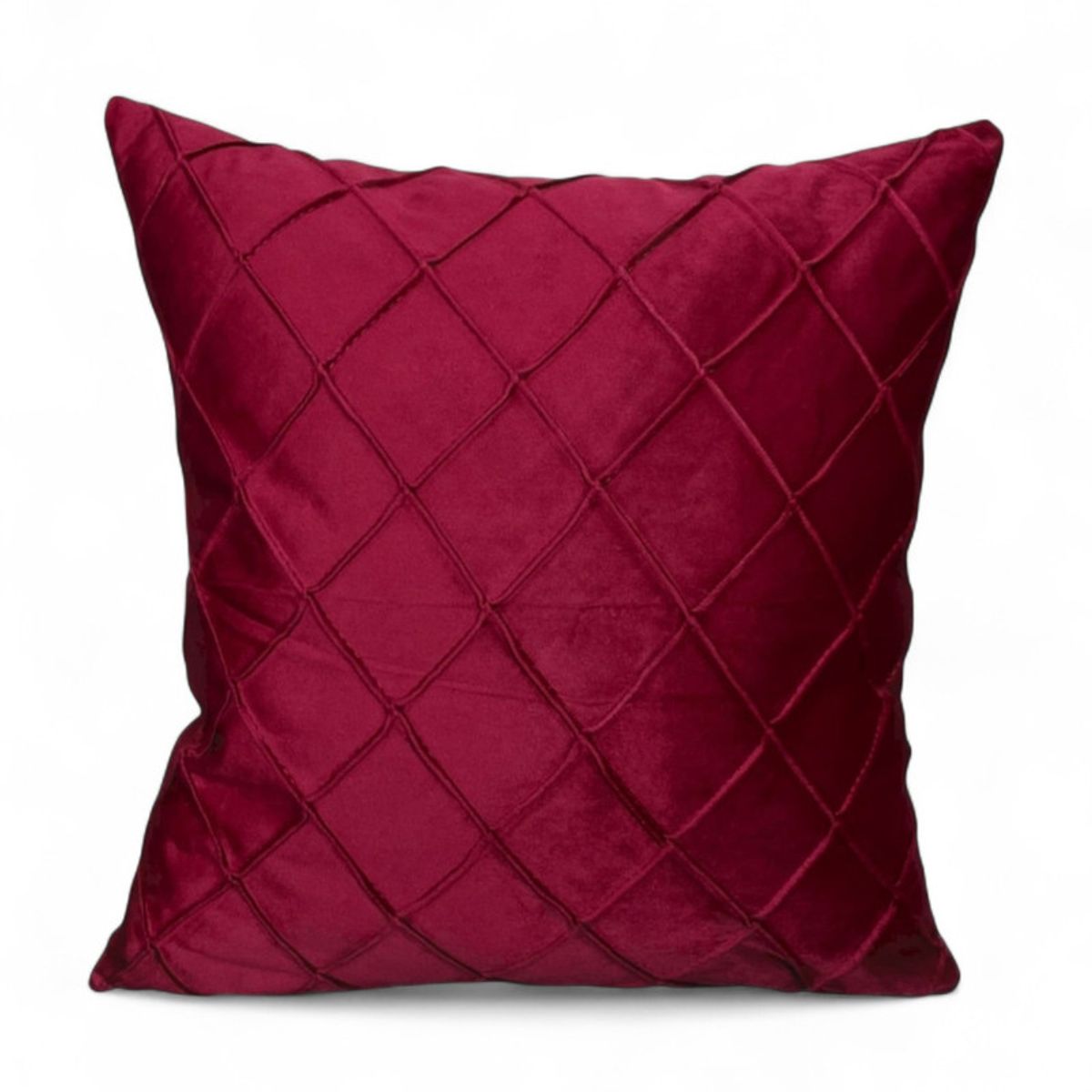 GENERICO - Cojin De Terciopelo Rombo Medida 45x45cm Color Conchevino