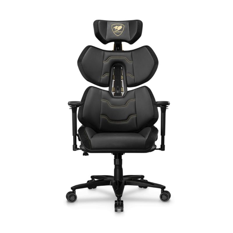COUGAR - Silla Gamer Cougar Terminator Elite Gold Brazos 4D Reclinable 150°