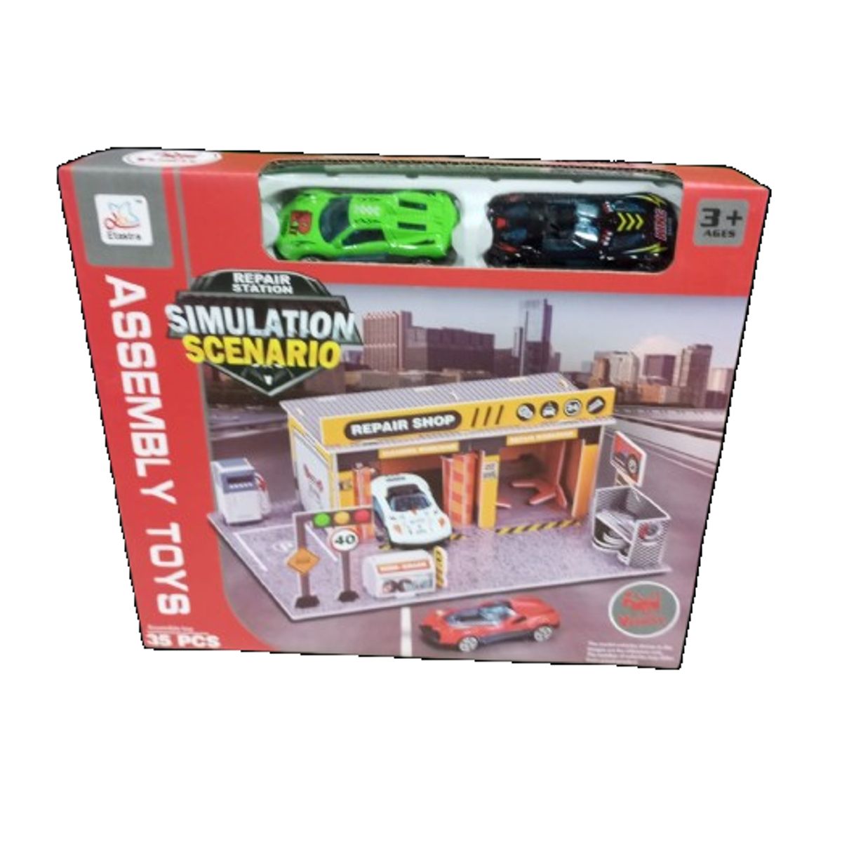 GENERICO - Caja juguete de estacion gasolina