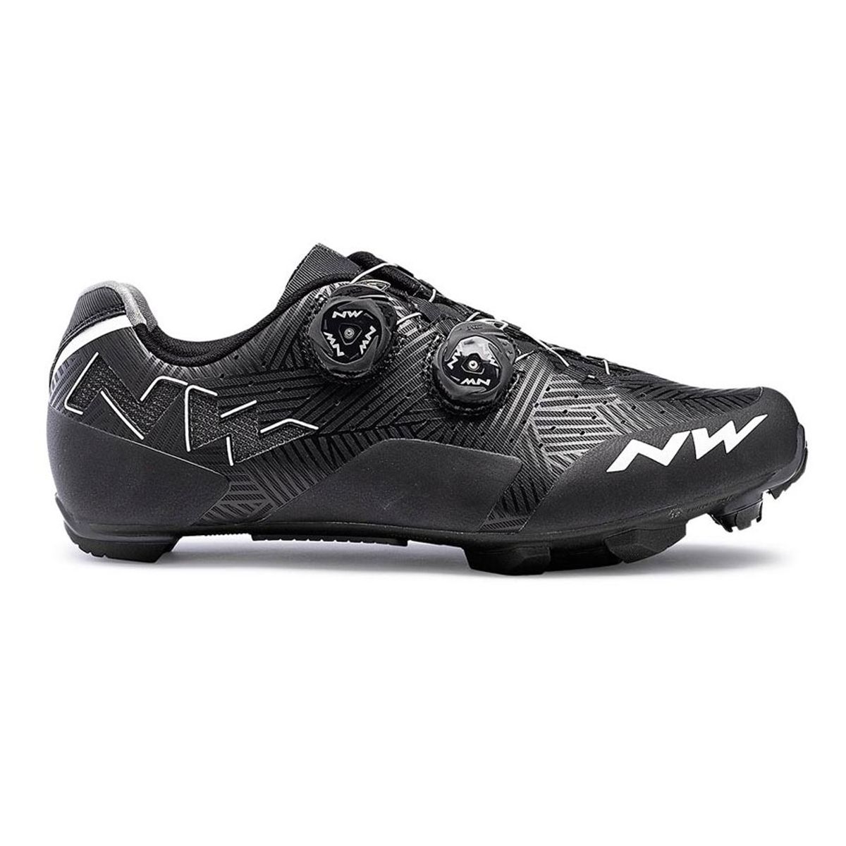 360 - Zapatillas Ciclismo Mtb Northwave® Rebel Carbon Black