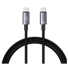 USAMS - Cable Carga Rapida Usb-C a C Antinudos 60w 25cm