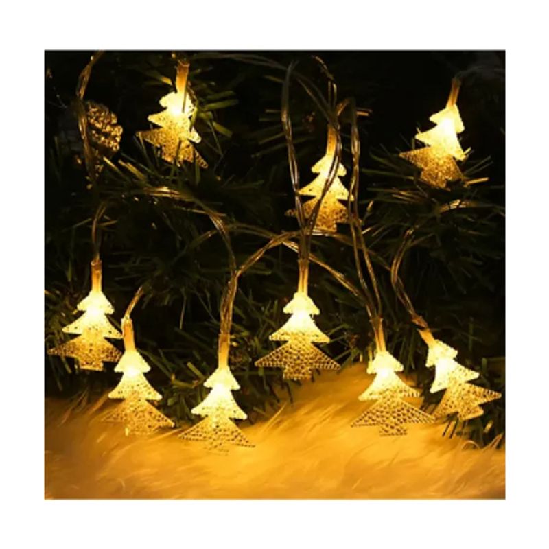 GENERICO - Guirnalda Led Solar  Luces Calidas  Arbol 4.3m