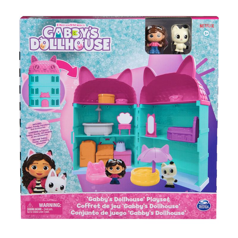 LA CASA DE GABBY - Casa Con Figuras Y Accesorios La Casa De Muñecas De Gabby