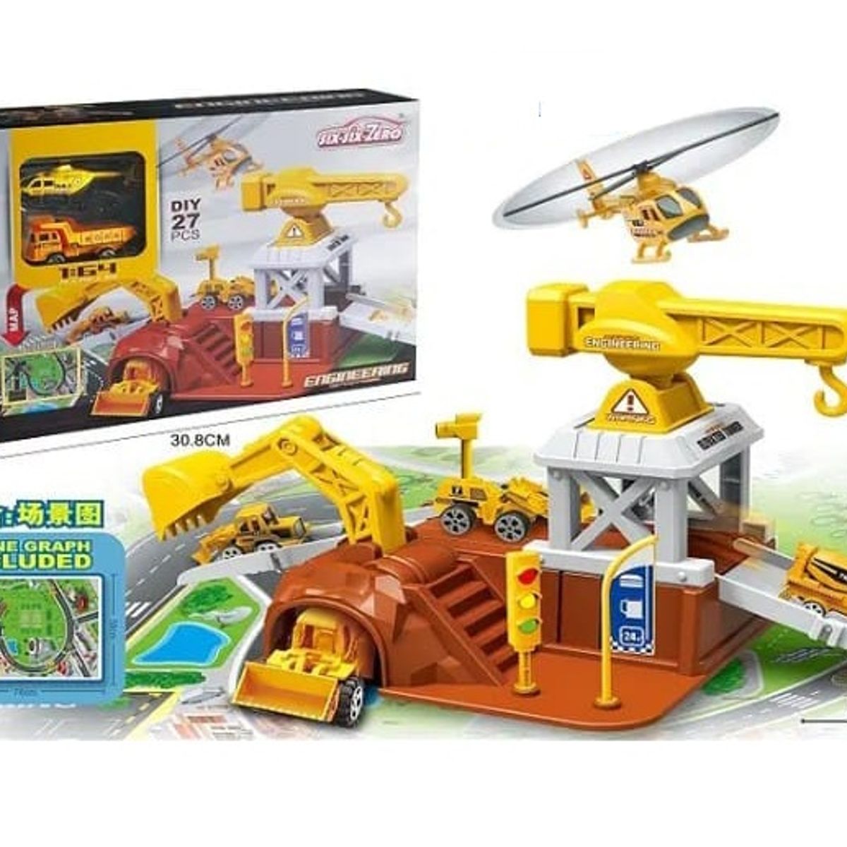 GENERICO - Caja juguete de estacion de construccion