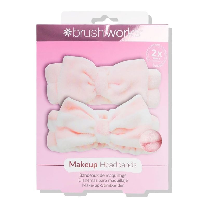 GENERICO - Cintillo Para Maquillaje y Skincare 2 Unidades Brushworks